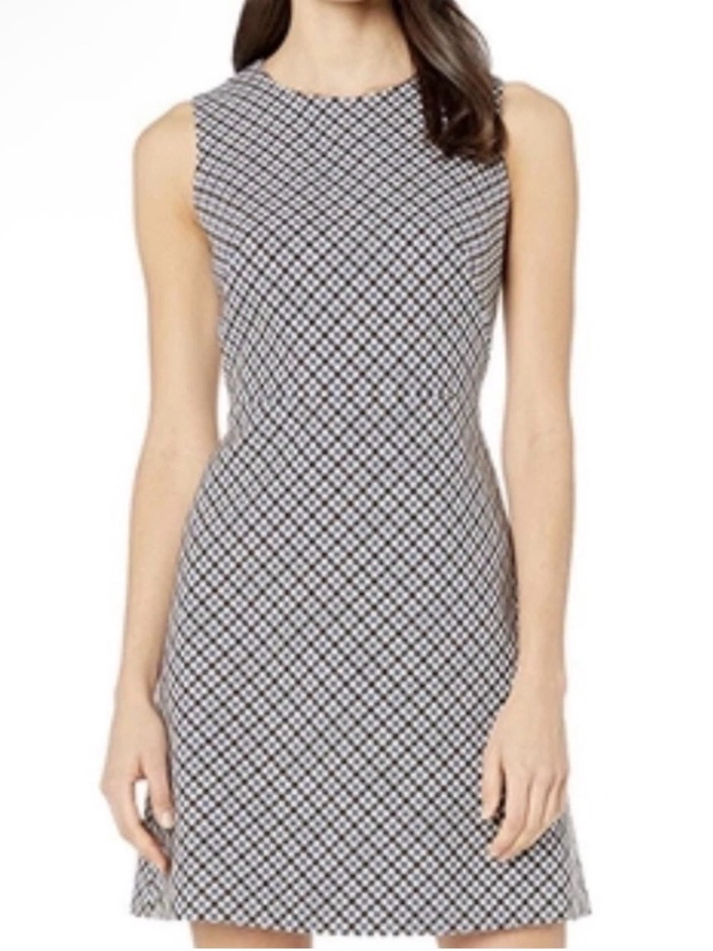 Kate Spade New York Houndstooth A-Line Dress Size 14 NWOT